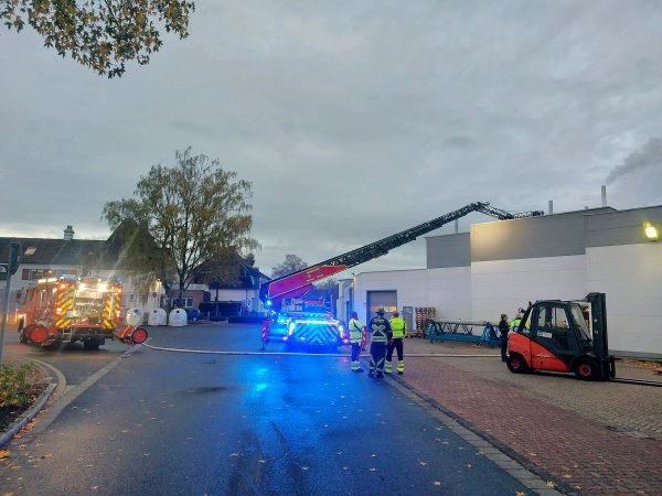 Bocholt – Brand in einem Textilunternehmen