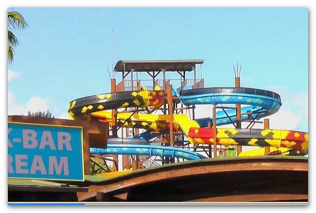 Viel Wasserspaß im Aqualand Arenal