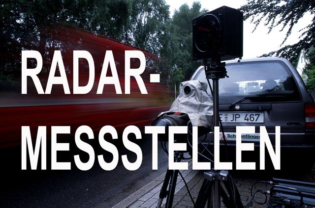 Radar­kon­trol­len in der 31. Kalenderwoche